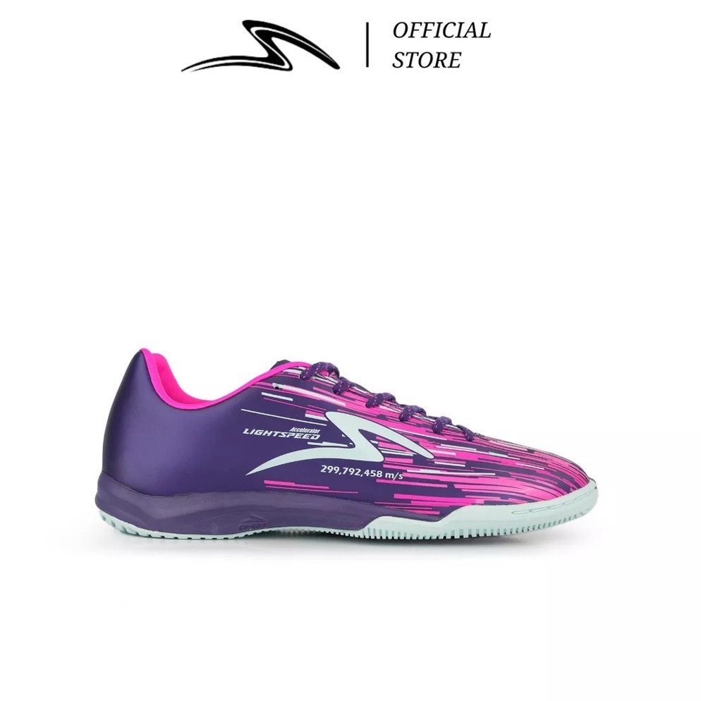 KODE W4O Sepatu Futsal Specs Lightspeed LS Reborn IN Iluminate Pack White PearlizedMeta Crush Pack M