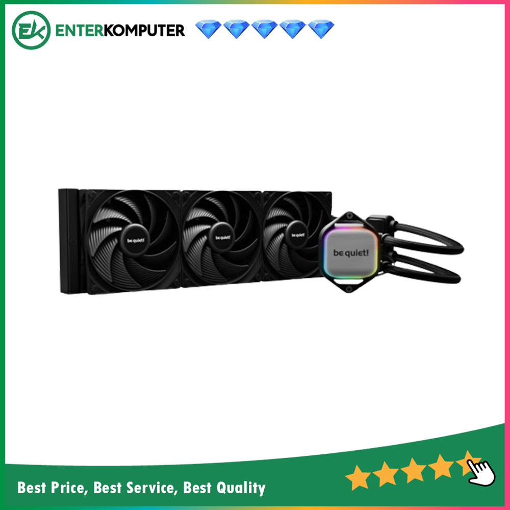 be quiet Pure Loop 2 360mm Liquid Cooler - Quiet & Superior Cooling - 3x Pure Wings 3 120mm PWM High