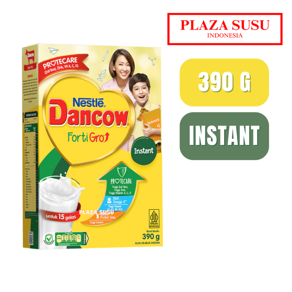 

NESTLE DANCOW FORTIGRO INSTANT 390 G POUCH SUSU BUBUK PERTUMBUHAN ANAK