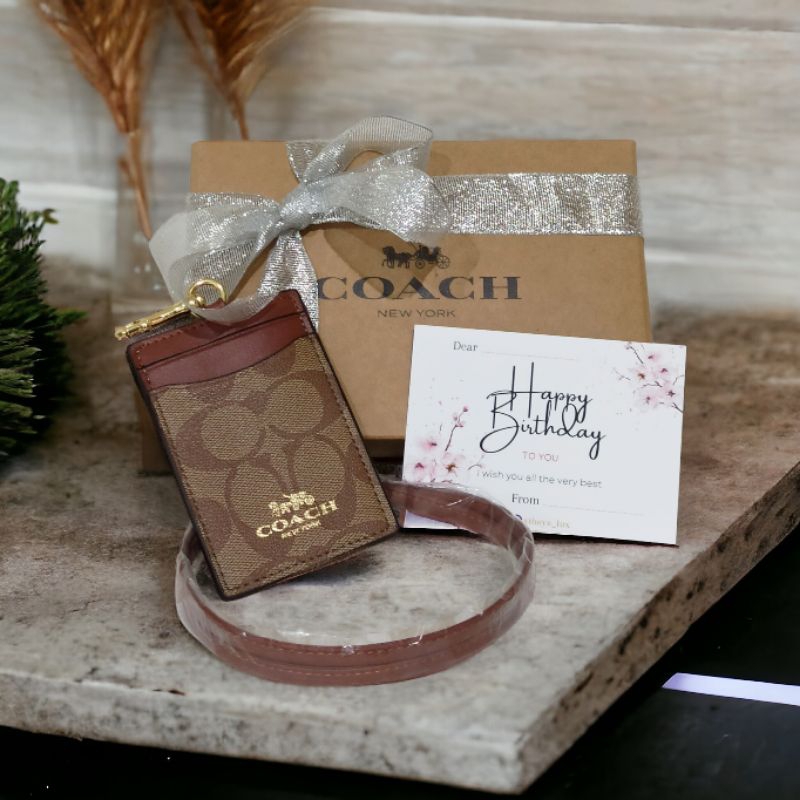 

Lanyard kulit asli warna camel