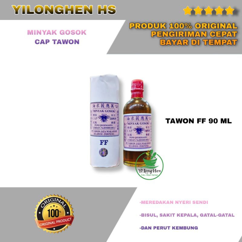 Minyak Gosok Tawon FF 90 ml Minyak Tawon Makassar Original