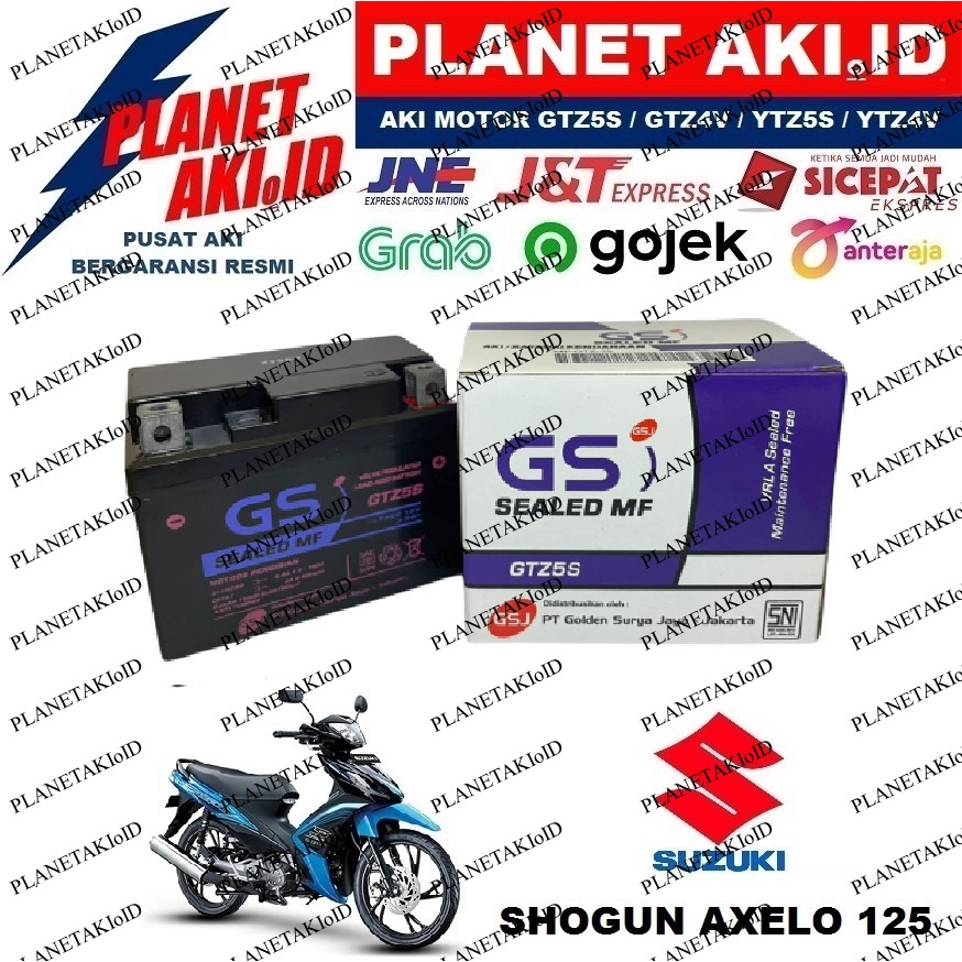 Aki Motor Suzuki Shogun Axelo 125 GTZ5S Accu Kering MF