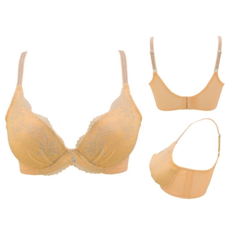 Size 40D 90D Bra Wacoal Dry Max Shape Cup 3/4 Busa Push Up Size 40D 90D Berkawat BH Cup Jumbo Big Si