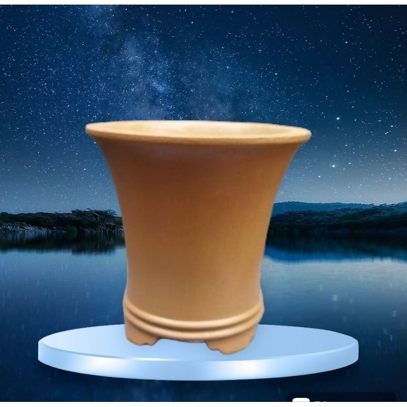 cetakan pot bonsai cascade bulat