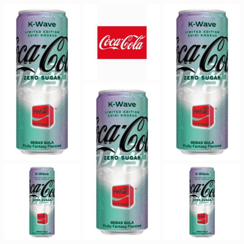 

Coca Cola K-Wave Zero Sugar Limited Edition Minuman Berkarbonasi Rasa Kola Kaleng 250 Ml