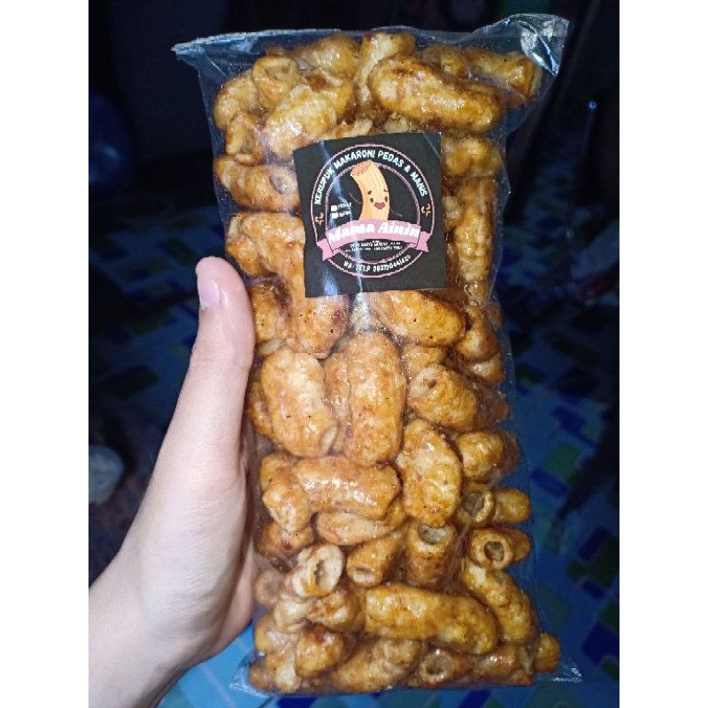 

Makaroni pedas manis produk Mama Ainin