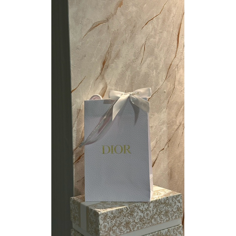 

Dior paperbag long additional original store with ribbon