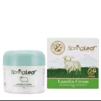Spring leaf Lanolin Cream with sheep Placenta Extract & Vitamin E Made in Australia