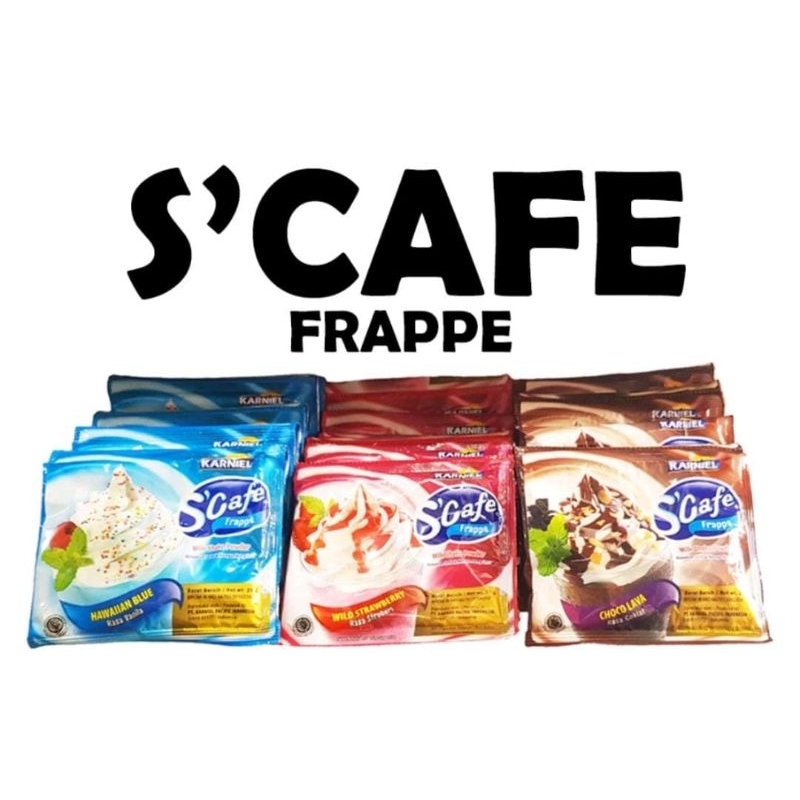 

S'CAFE | SCAFE (Minuman Serbuk aneka rasa) 25Gr | Isi 10 Sachet