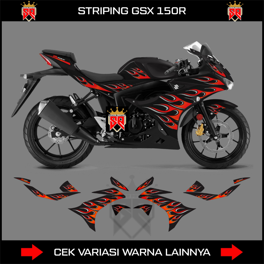 STRIPING STICKER SUZUKI GSX 150R/DECAL STICKER GSX 150R