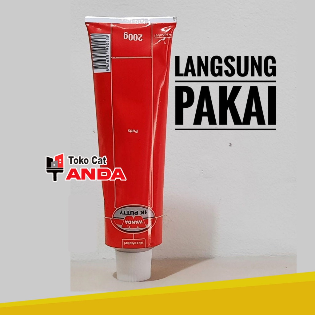 Dempul mobil instan Wanda - Dempul langsung pakai - spotter putty - dempul Wanda pasta 1 komponen