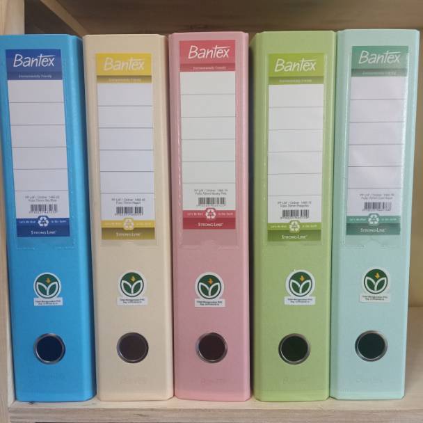 

KODE F6E4 Ordner Bantex Folio 1465 7cm Warna Pastel PCS