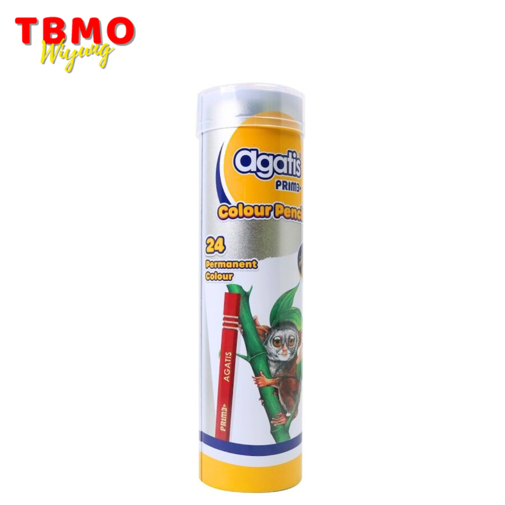 

TBMO Pensil Warna Agatis Prime 24 Warna Round Tin Case