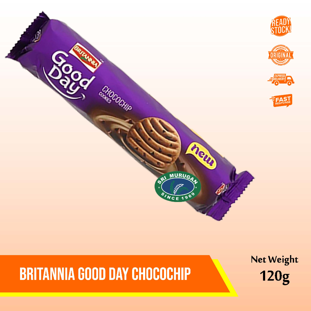 

BRITANNIA GOOD DAY CHOCOCHIP 120 GM