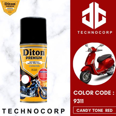 

Cat Semprot DITON PREMIUM 9311 CANDY TONE RED CANDYTONE MERAH ART D5E5