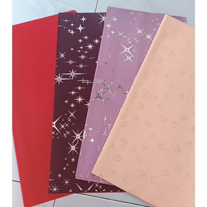 

kertas cellophane/kertas bucket/warping