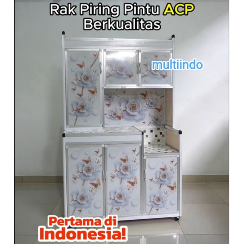 Lemari rak piring ACP - ANTI PECAH