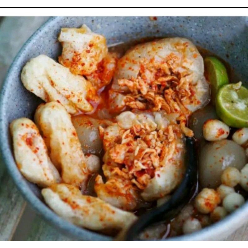 

Baso Aci Ayam Suwir Enak/Makanan Instan Murah/Halal /Baso Aci AA Doni