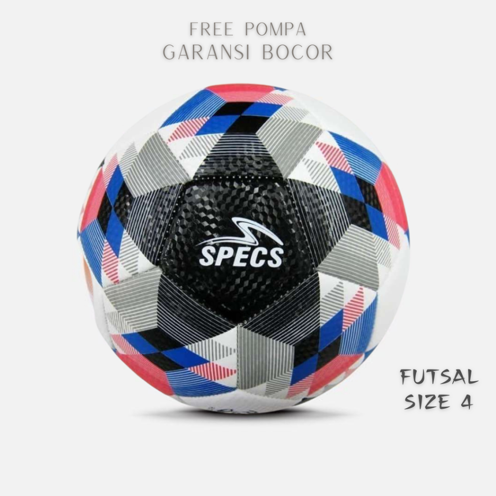 SPECS bola futsal putsal original specs radiant illuzion II size 4 bola putsal ori asli kompetisi