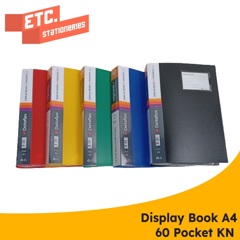 

KODE Y28D Dataflex Display Book Clear Holder 6 Pocket A4 Kartu Nama Dataflex DF833