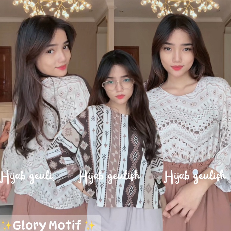 Extra promo GLORY MOTIF ONE SET  ONESET MURAH