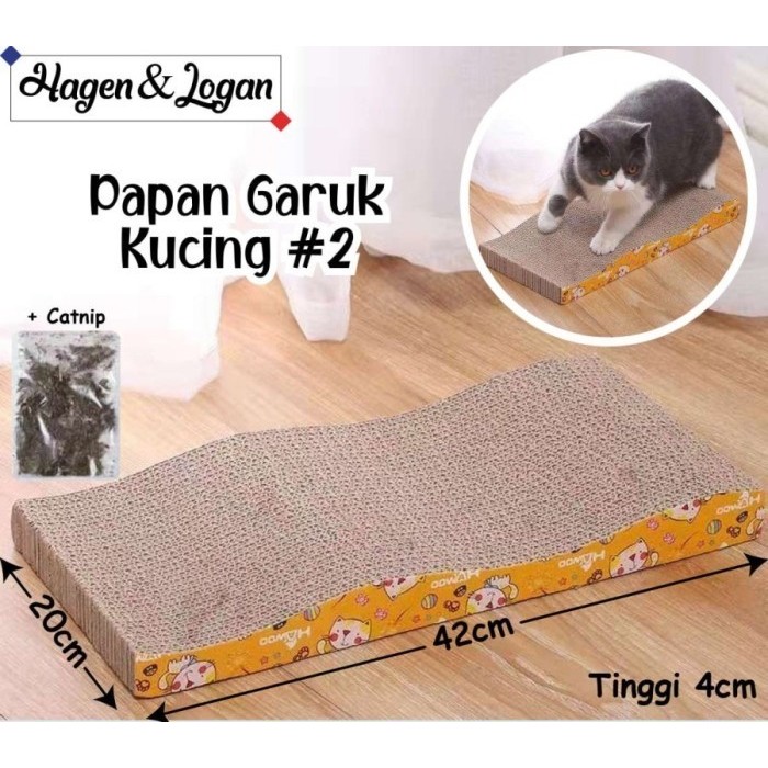 Papan Garuk Kucing #2 - Mainan Garukan Kucing