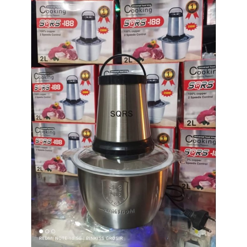 [pinkiss manado] Meat Grinder Stainless SQRS/ Blender Stainless SQRS