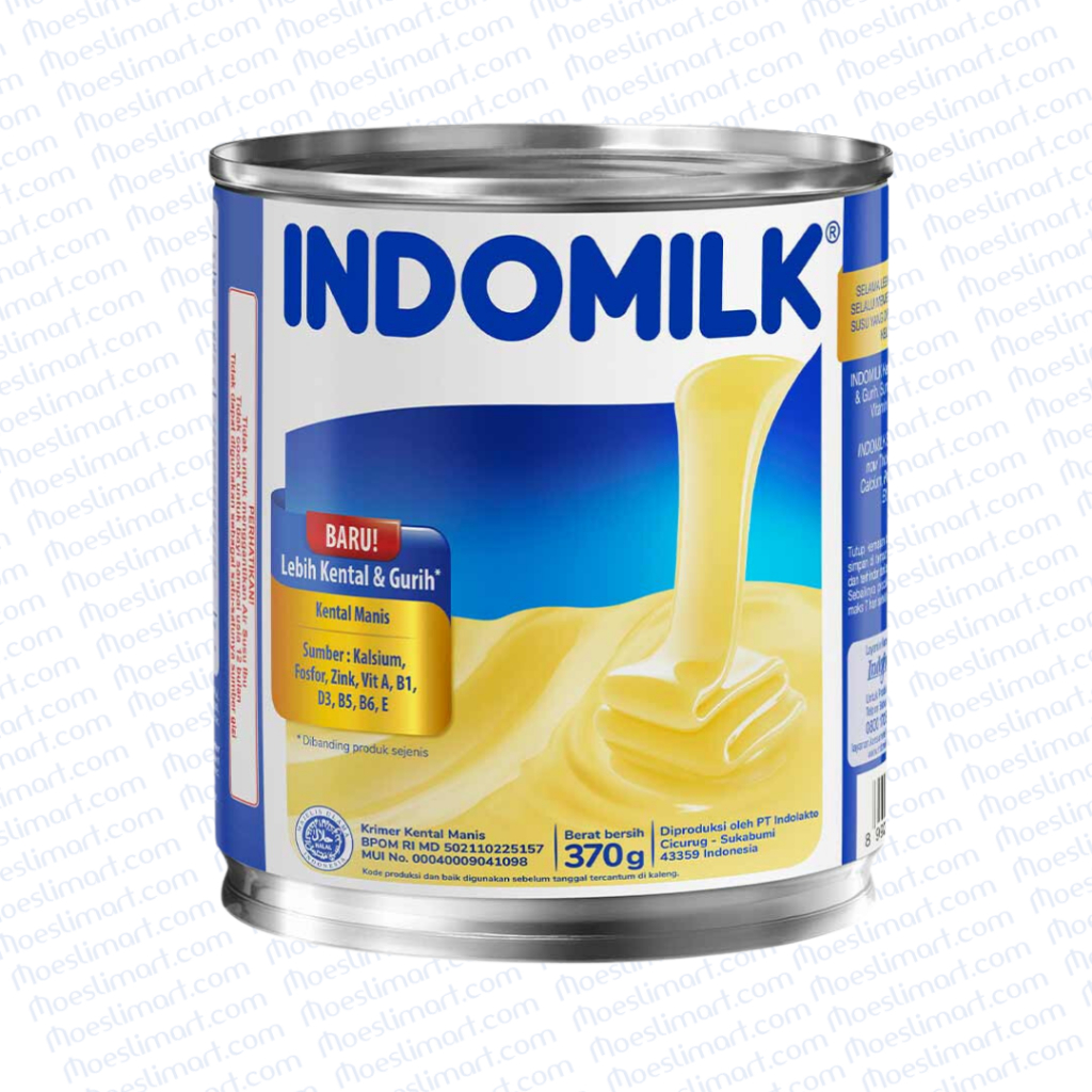 

Indomilk Susu Kental Manis Putih Kaleng 370 g