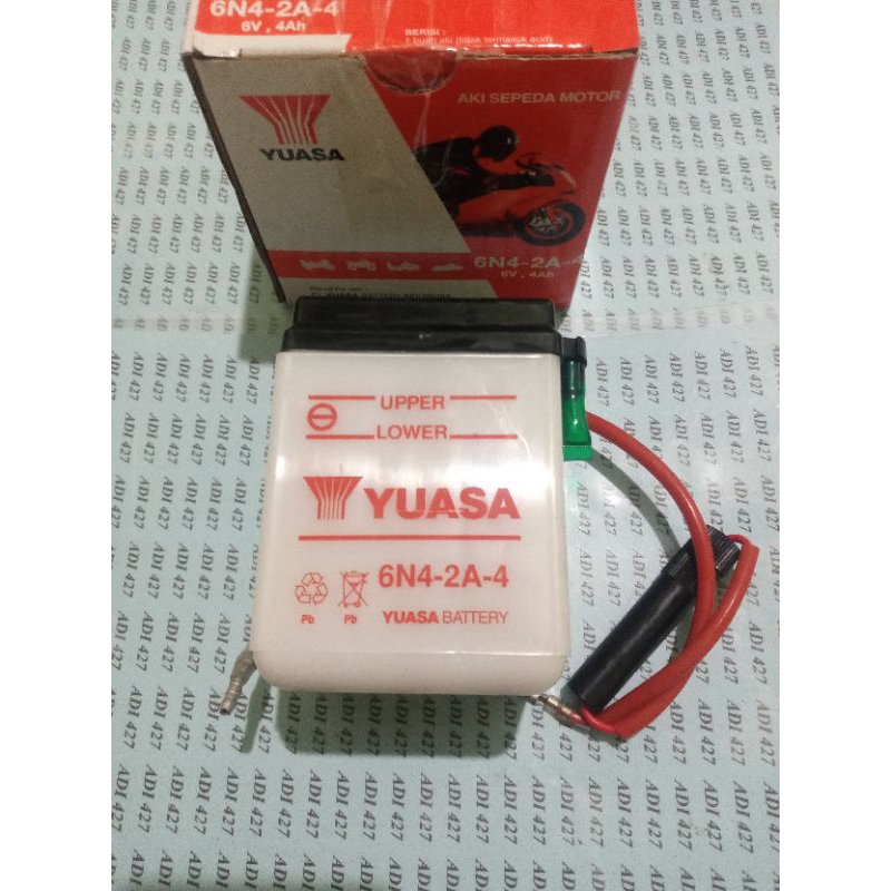 ACCU 6N4-2A-4 YUASA/AKI HONDA WIN 6VOLT YUASA/GS