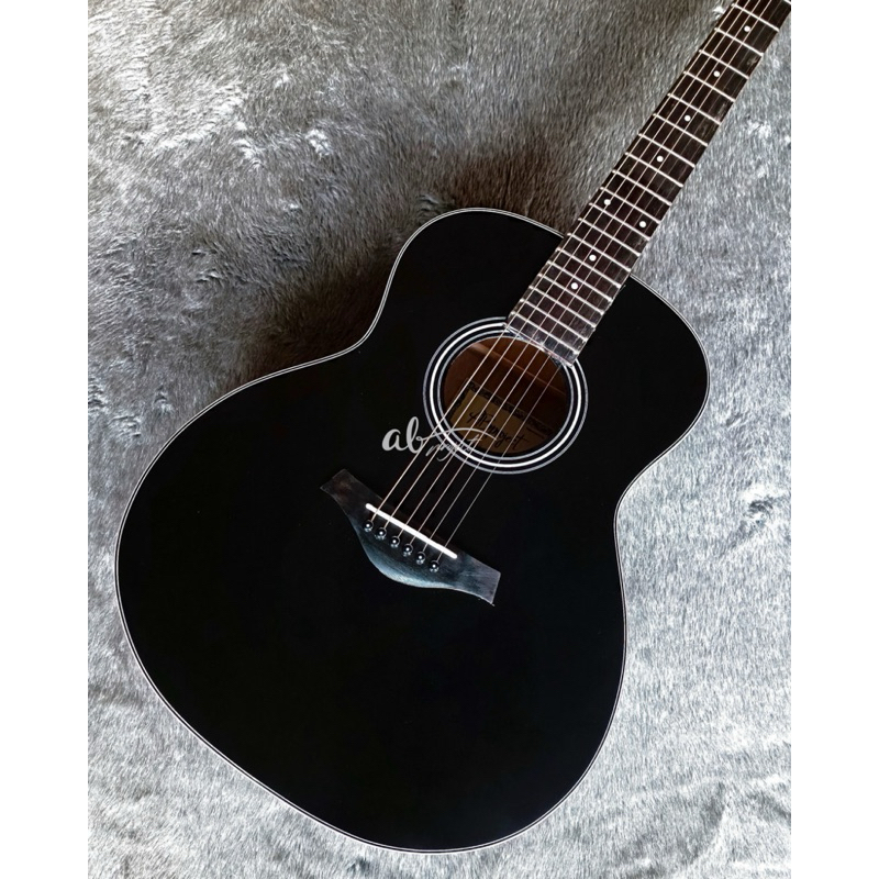 Gitar Akustik Baby 3/4 Full Hitam Original by abproject