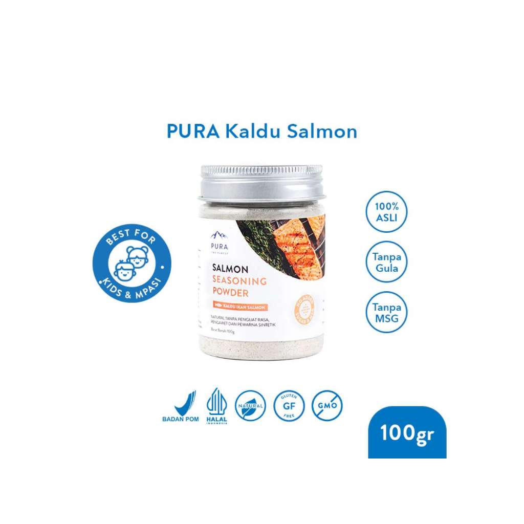 

PURA SEASONING KALDU SALMON ASLI KALDU MPASI NON MSG TANPA GULA