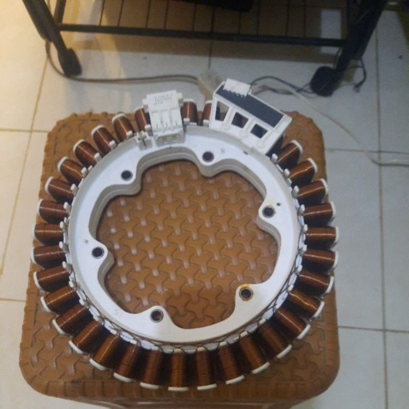 dinamo direct mesin cuci front loading lg inverter Copotan original