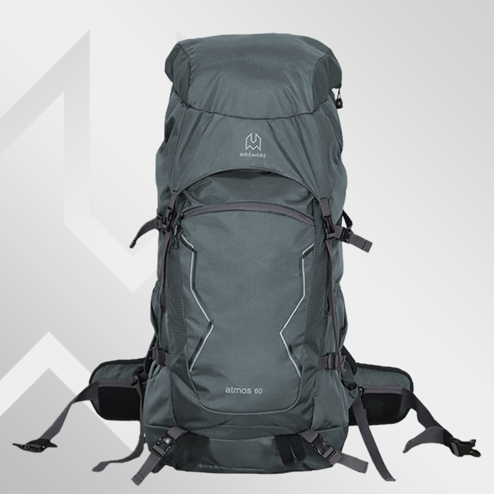 Tas Carrier 65L Gunung Pria Wanita Hikemore Atmos