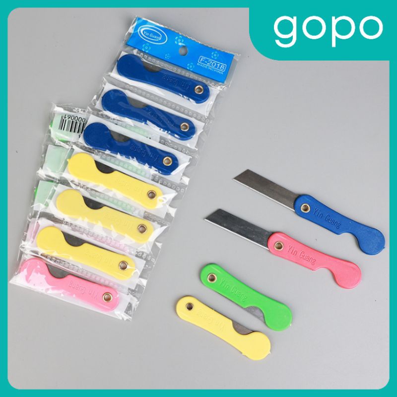 

GOPO - Pisau Cutter Pemes Mini Grosir 12Pcs 1Renceng