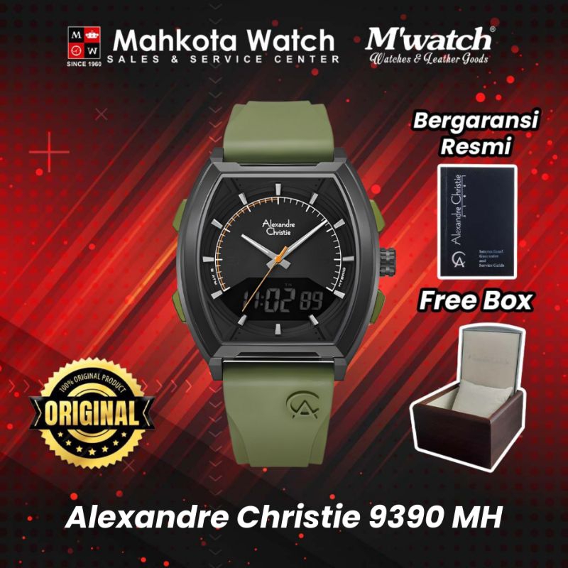 JAM TANGAN PRIA ALEXANDRE CHRISTIE 9390 MH.MTR.CP ORIGINAL