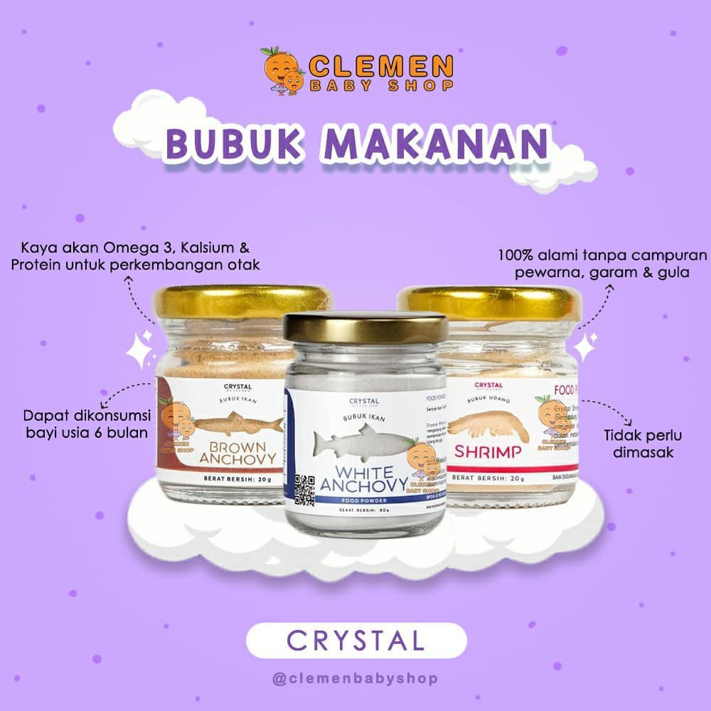 

Crystal of the Sea Food Powder (Bubuk Ikan Teri/Udang)