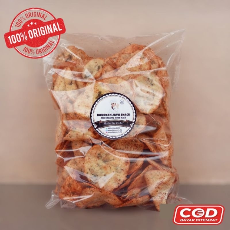 

COMRING BAWANG PEDAS / makananringan / oleh-oleh / keripik / kerupuk / cemilan / jajanan / Kecimpring