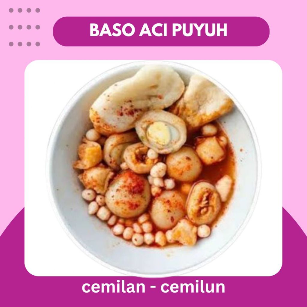 

[Termurah] Baso Aci Puyuh Baso aci telor puyuh