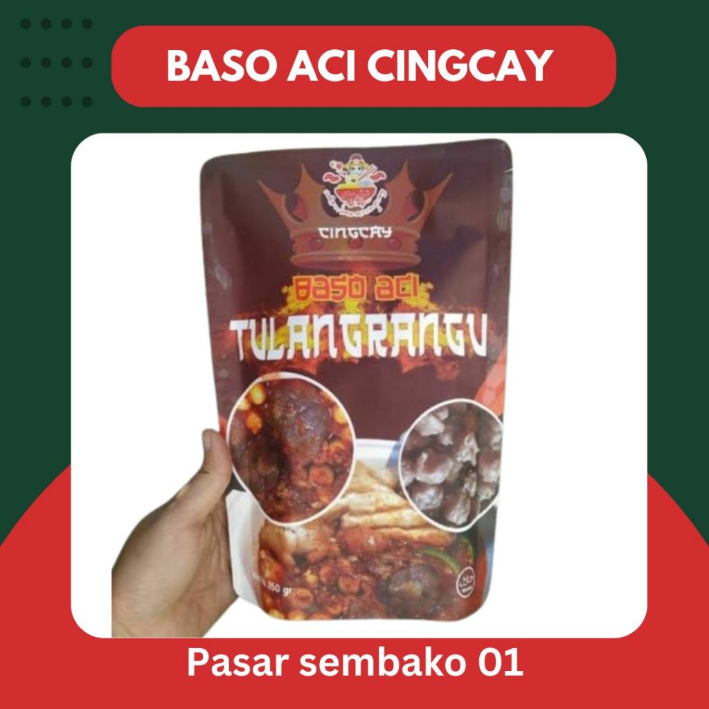 

[TGL PRODUKSI] Baso aci Cingcay TULANG RANGU GEPREK ORI