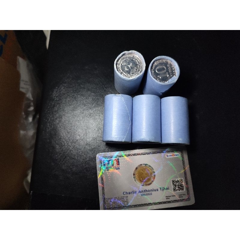 Uang Koin Kuno 10 Rupiah 1979 Tabanas Putih ROLL