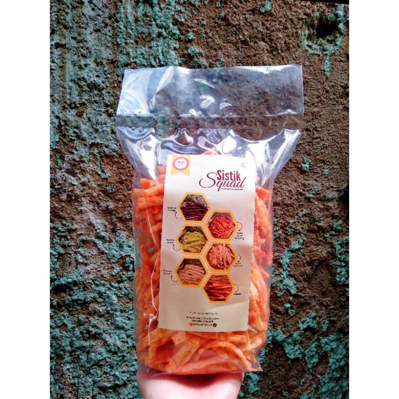 

Sistik Bawang Rasa Balado Kemasan Plastik 250gram