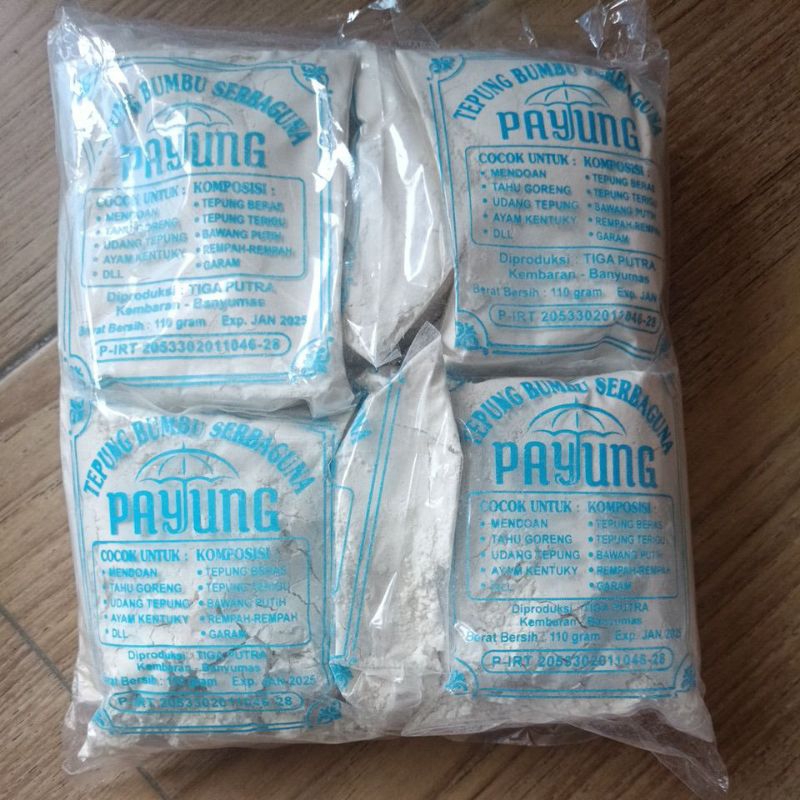 

Payung Tepung Bumbu Serbaguna 10pcs
