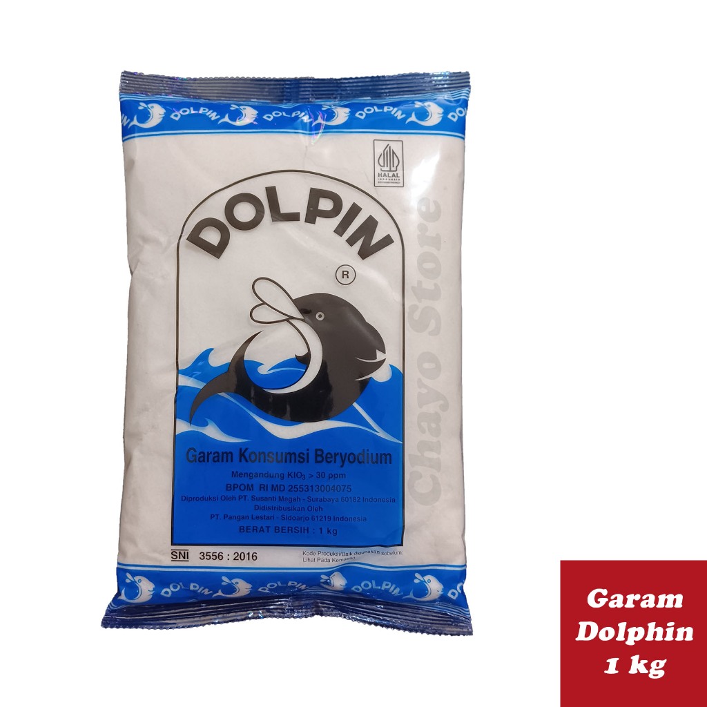 

Garam Dolphin 1 KG / Garam Dapur Dolphin / Garam Konsumsi Beryodium