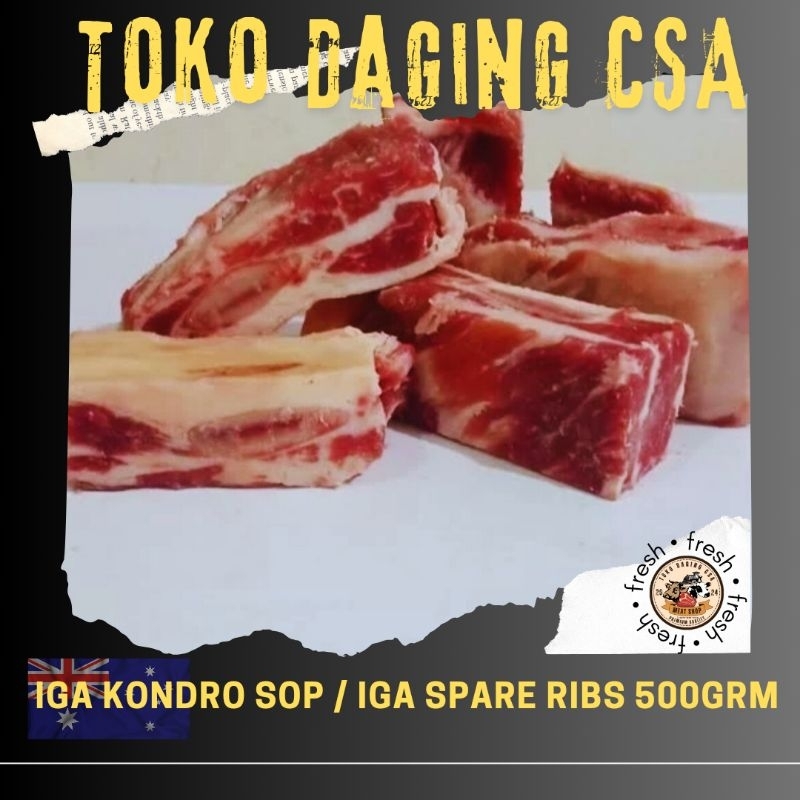 

Iga Kondro Sop / Iga Spare Ribs / Iga Brisket 500grm