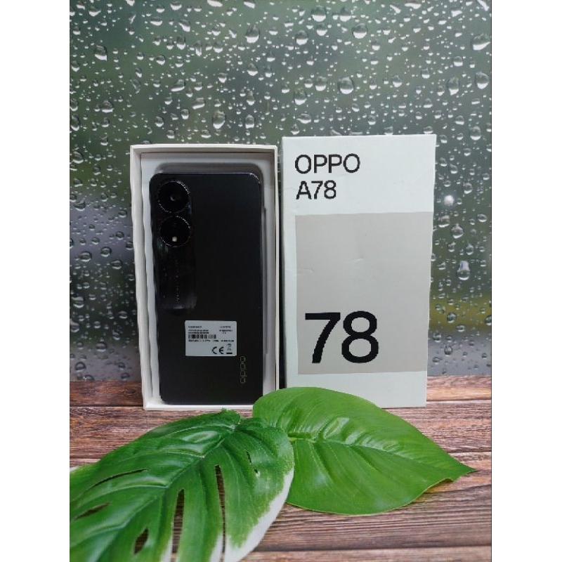 OPPO A78 4G 8/256 SECOND MULUS FULLSET ORI RESMI INDONESIA