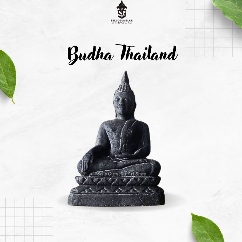 Miniatur Patung Budha Thailand (Budha Lancip) || Pajangan || Dekorasi Rumah || Hiasan Aquarium || Pa