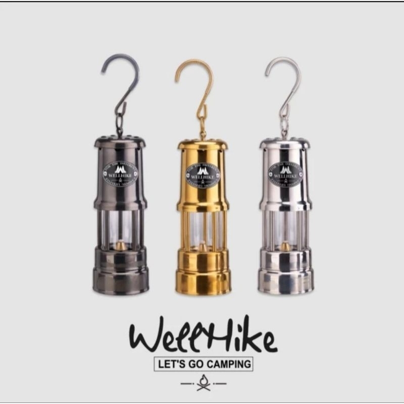 WELLHIKE MINES LAMP Lampu Api Minyak Lilin Camping Outdoor