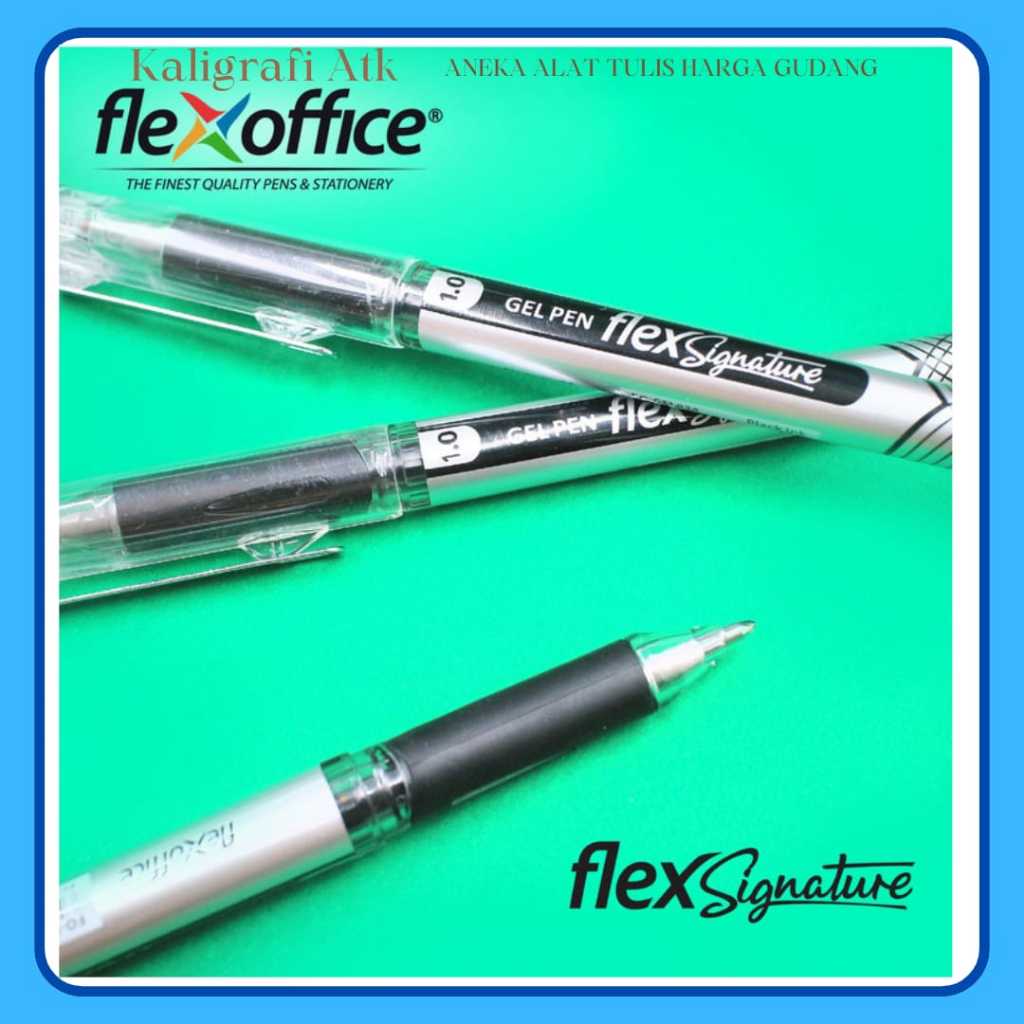 

Pulpen Gel Flexoffice Signature 1.0mm Hitam FO-GEL034