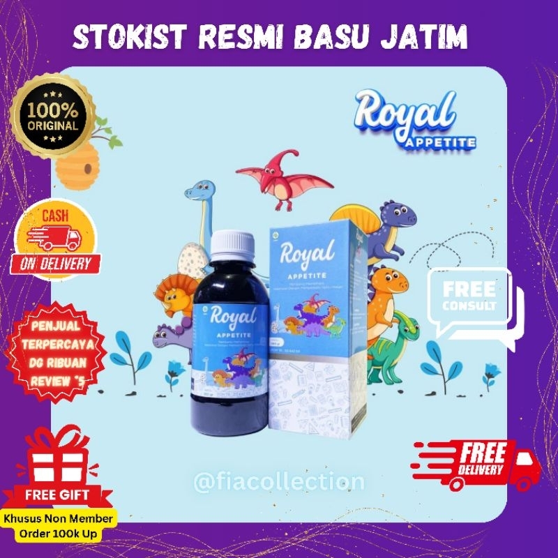 

ROYAL APPETITE MADU ANAK BASU PENAMBAH NAFSU MAKAN BPOM 1000% ORIGINAL