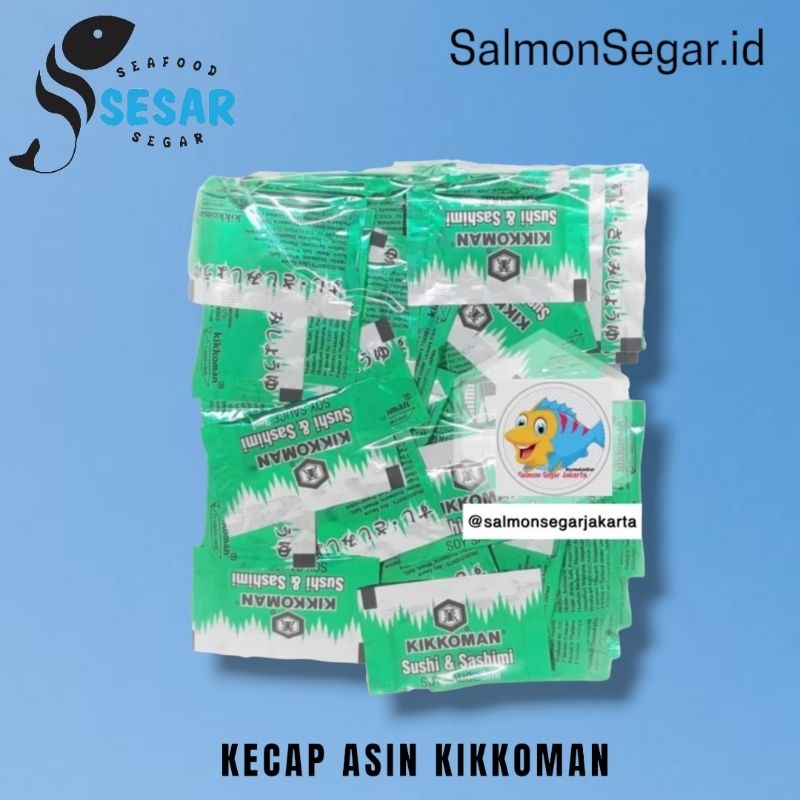 

Kikkoman Soy Sauce Shoyu Sushi Sashimi - Kecap Jepang Sachet